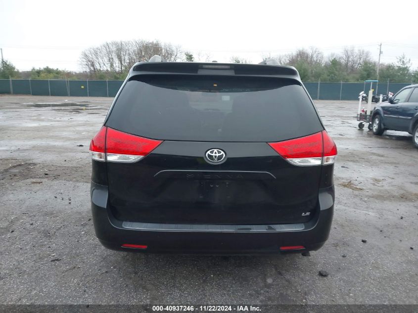 2012 Toyota Sienna Le V6 8 Passenger VIN: 5TDKK3DC1CS247747 Lot: 40937246