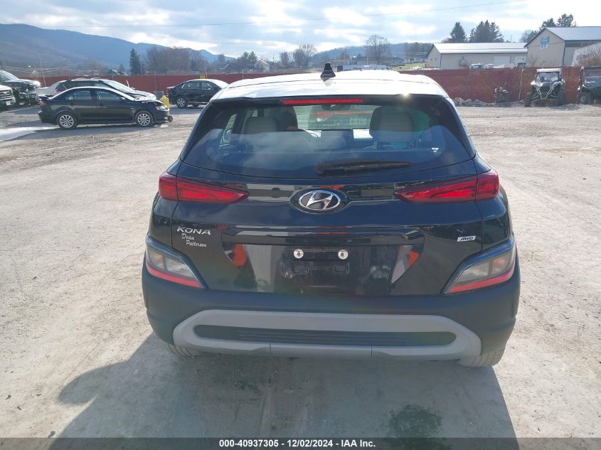 2022 Hyundai Kona Se VIN: KM8K2CAB8NU776442 Lot: 40937305