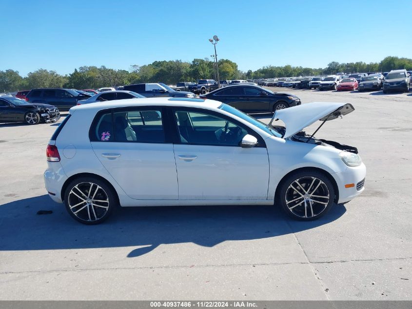 2012 Volkswagen Golf 2.5L 4-Door VIN: WVWDB7AJ8CW202307 Lot: 40937486