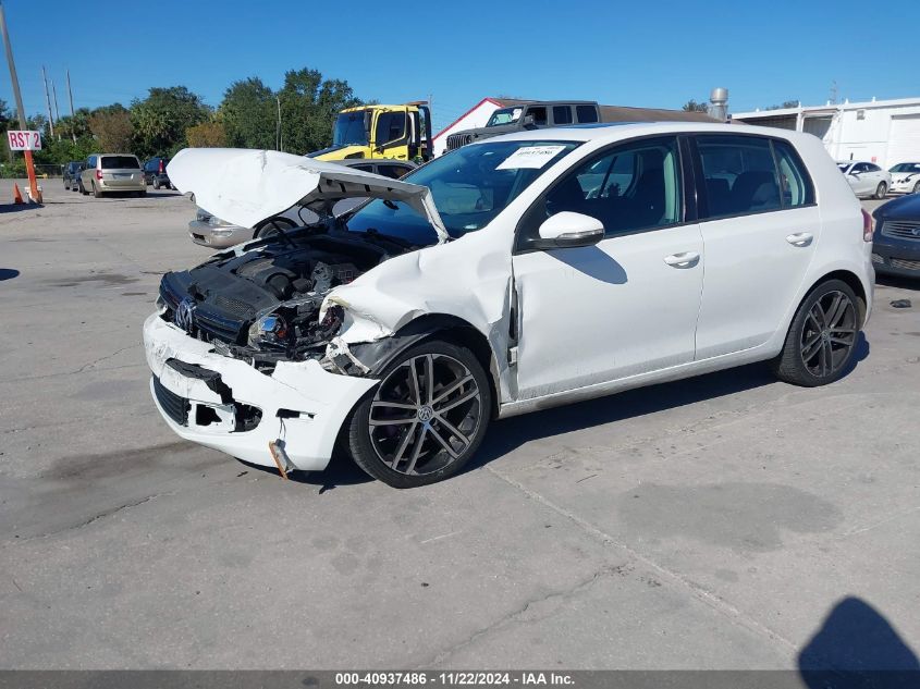 2012 Volkswagen Golf 2.5L 4-Door VIN: WVWDB7AJ8CW202307 Lot: 40937486