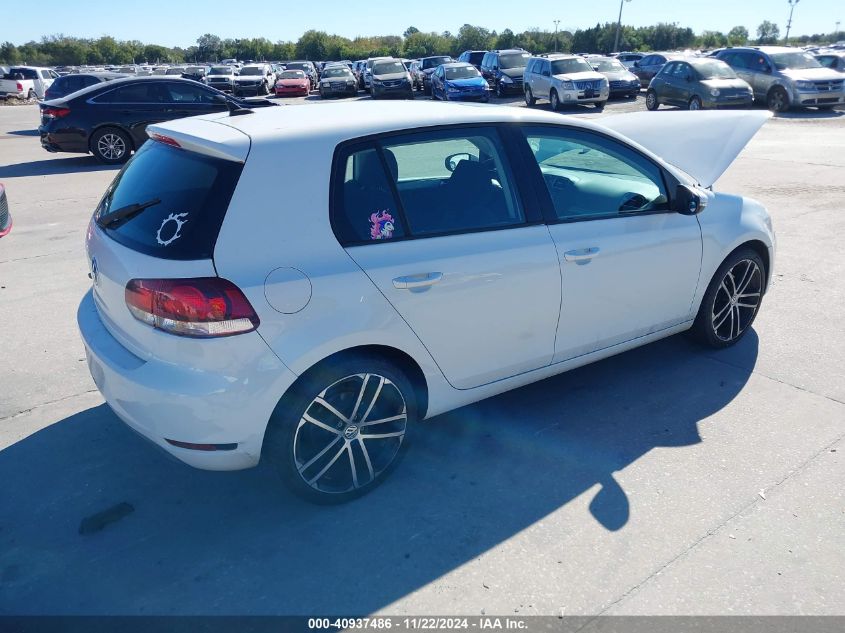 2012 Volkswagen Golf 2.5L 4-Door VIN: WVWDB7AJ8CW202307 Lot: 40937486