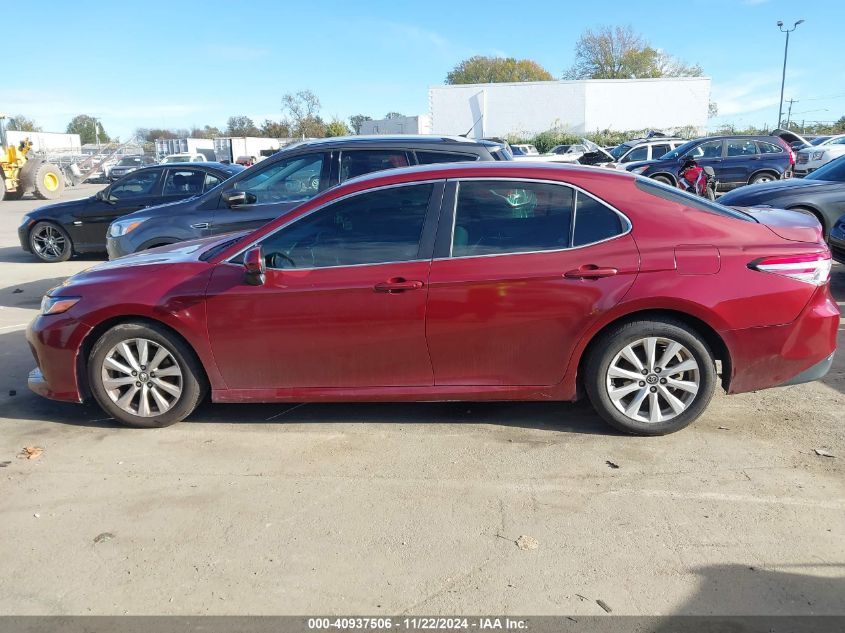 2018 Toyota Camry Le VIN: 4T1B11HK0JU078771 Lot: 40937506