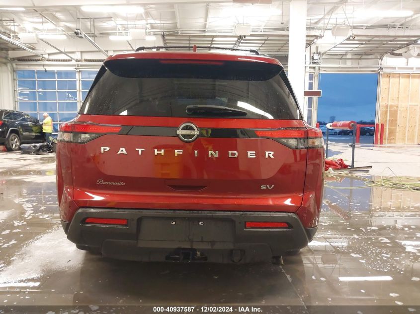 2023 Nissan Pathfinder Sv VIN: 5N1DR3BB5PC251852 Lot: 40937587