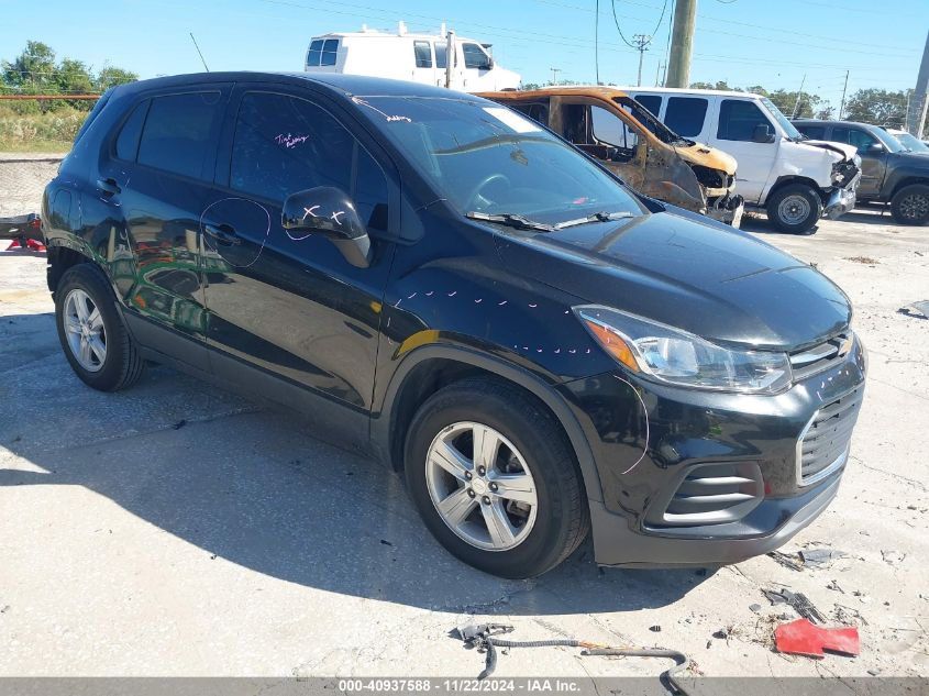 VIN 3GNCJKSB0KL358314 2019 Chevrolet Trax, LS no.1