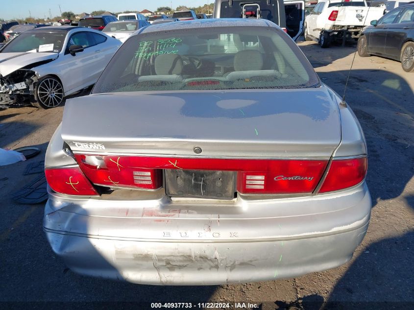 2003 Buick Century Custom VIN: 2G4WS52J231111323 Lot: 40937733