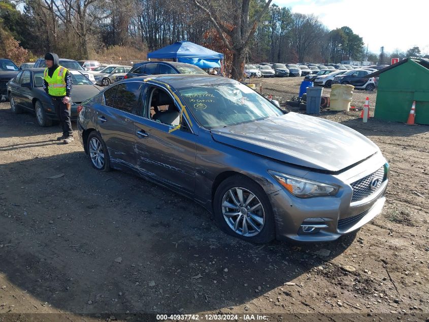 VIN JN1BV7AR5FM407686 2015 INFINITI Q50 no.1