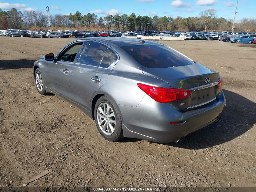 VIN JN1BV7AR5FM407686 2015 INFINITI Q50 no.3