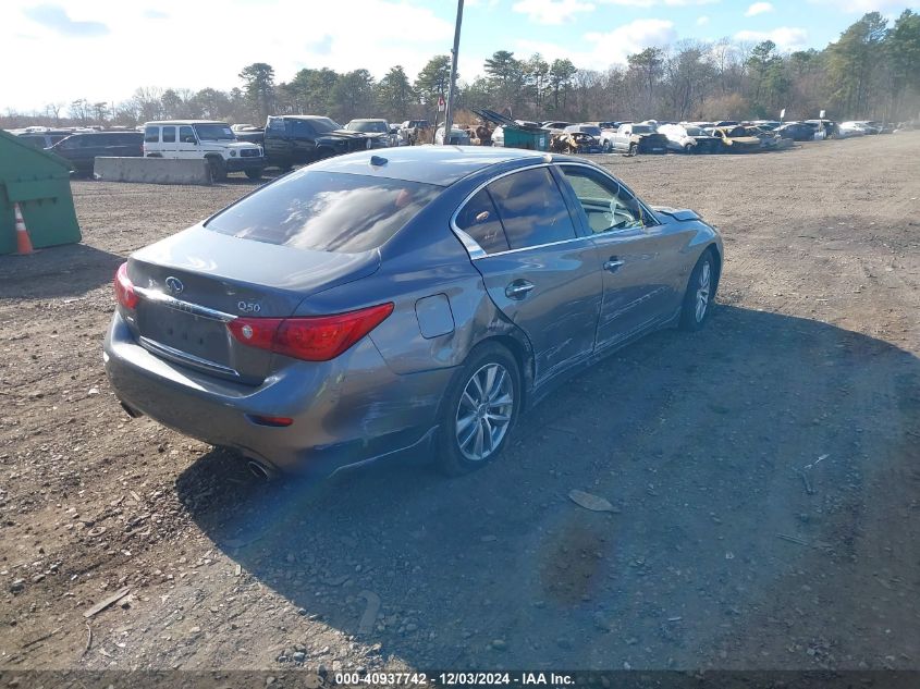 VIN JN1BV7AR5FM407686 2015 INFINITI Q50 no.4