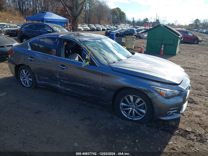 VIN JN1BV7AR5FM407686 2015 INFINITI Q50 no.6