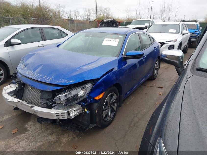 2021 HONDA CIVIC 2.0L I-4 DOHC, VVT, (VIN: 2HGFC2F63MH546089