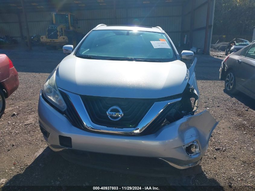 2018 Nissan Murano S/Sl/Sv/Platinum VIN: 5N1AZ2MG8JN128760 Lot: 40937803