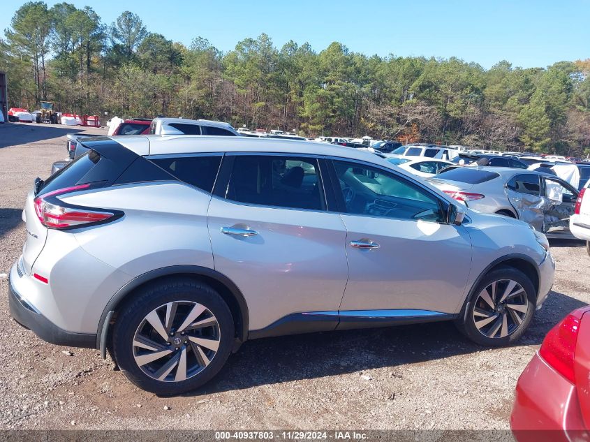 2018 Nissan Murano S/Sl/Sv/Platinum VIN: 5N1AZ2MG8JN128760 Lot: 40937803