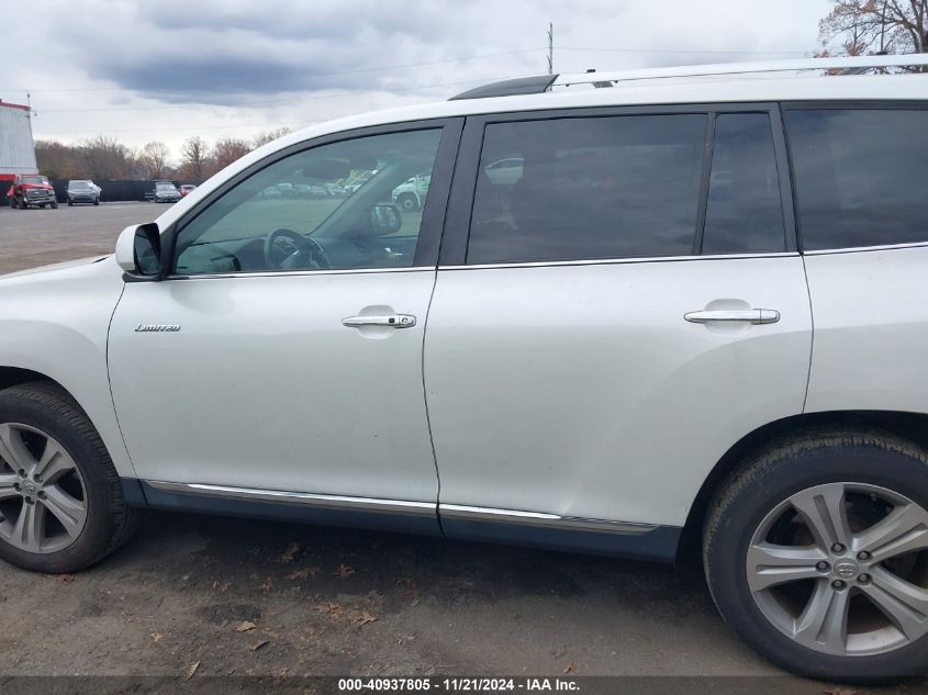 2013 Toyota Highlander Limited V6 VIN: 5TDDK3EH8DS236720 Lot: 40937805