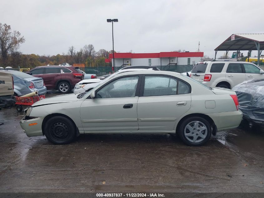 2004 Hyundai Elantra Gls/Gt VIN: KMHDN46DX4U906560 Lot: 40937837