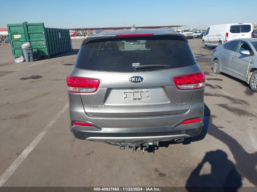 2016 Kia Sorento 3.3L Ex VIN: 5XYPH4A5XGG159542 Lot: 40937865