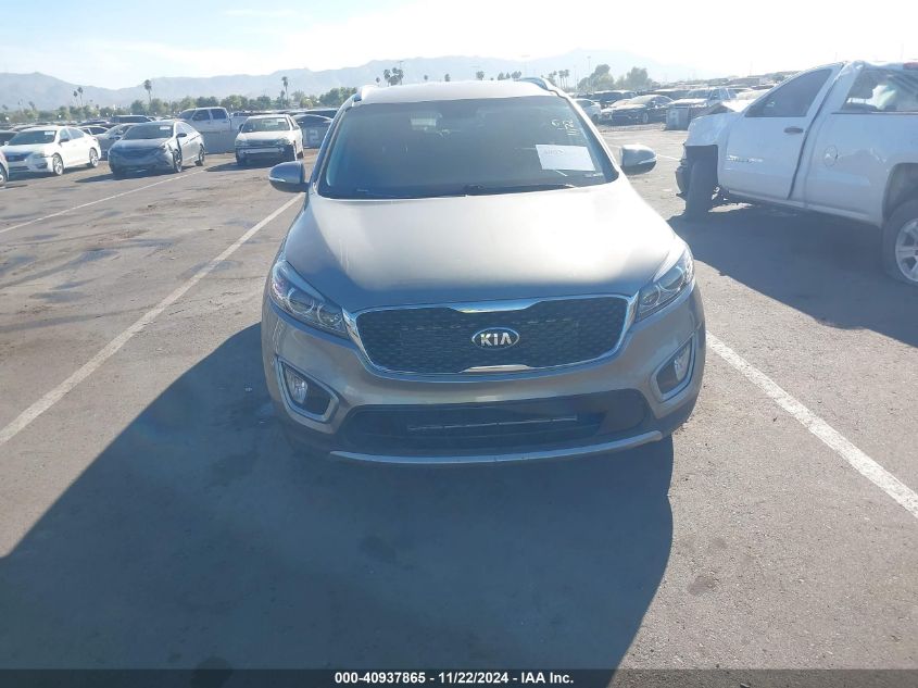 2016 Kia Sorento 3.3L Ex VIN: 5XYPH4A5XGG159542 Lot: 40937865