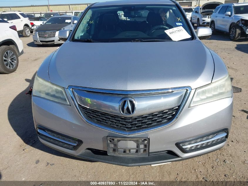 2015 Acura Mdx Technology Package VIN: 5FRYD4H42FB002914 Lot: 40937893