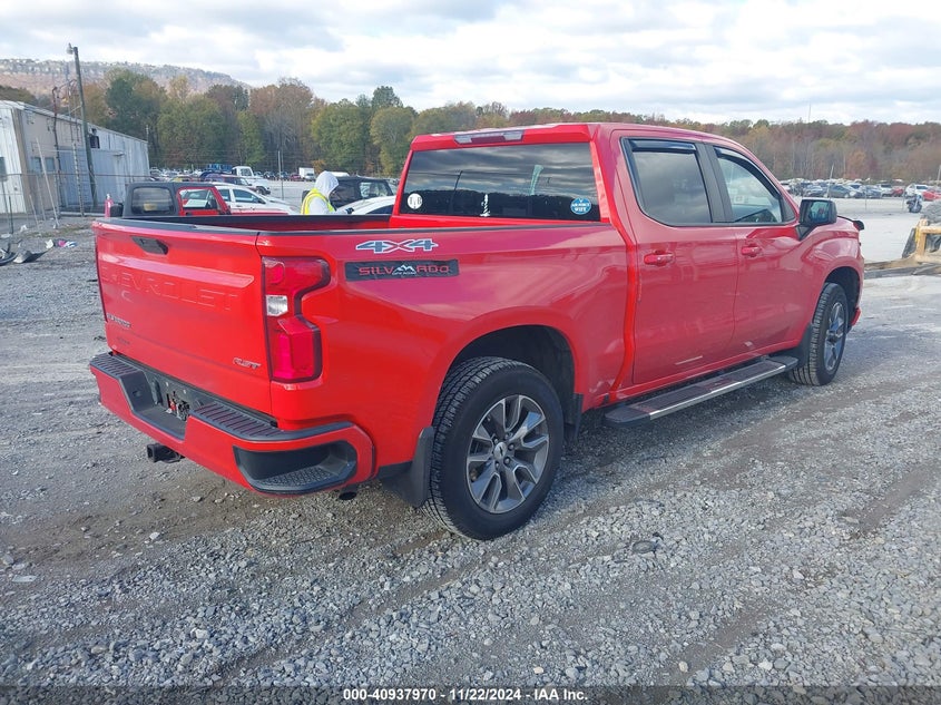Vin: 1gcuyeed4kz144829, lot: 41427744, chevrolet silverado 1500 rst 20194