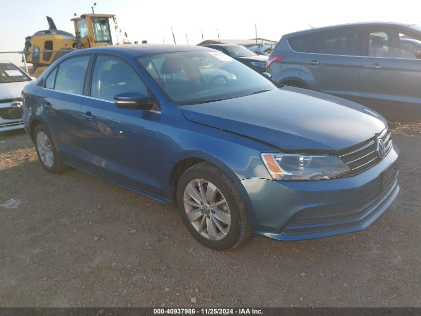 VIN 3VWD17AJXFM259239 2015 Volkswagen Jetta, 1.8T Se no.1