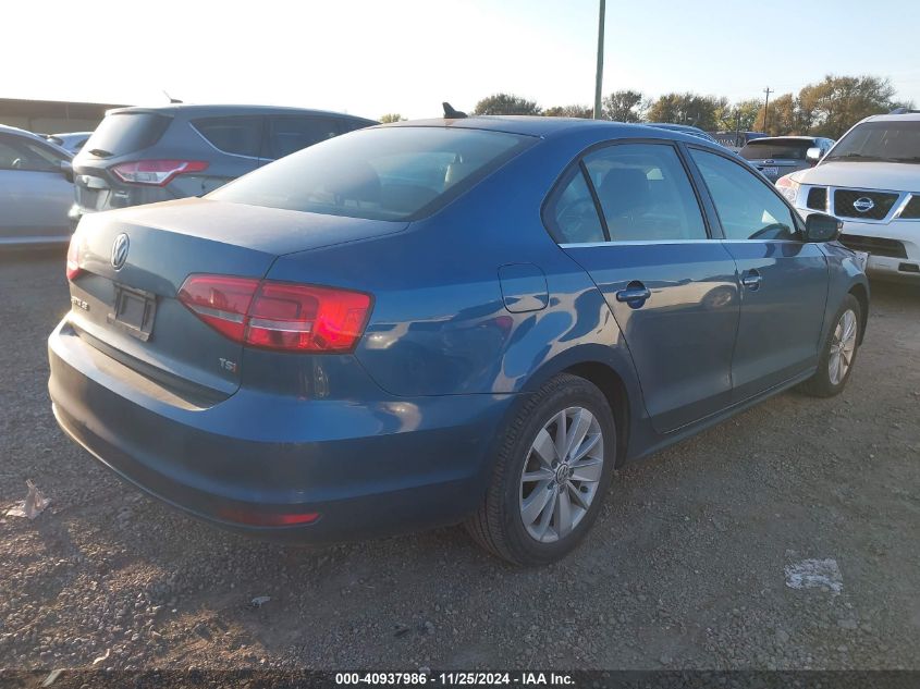 VIN 3VWD17AJXFM259239 2015 Volkswagen Jetta, 1.8T Se no.4