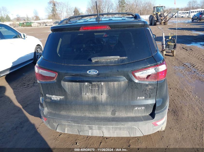 2018 Ford Ecosport Ses VIN: MAJ6P1CL7JC197045 Lot: 40938070