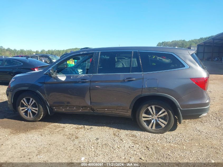 2017 Honda Pilot Ex-L VIN: 5FNYF5H76HB038135 Lot: 40938097