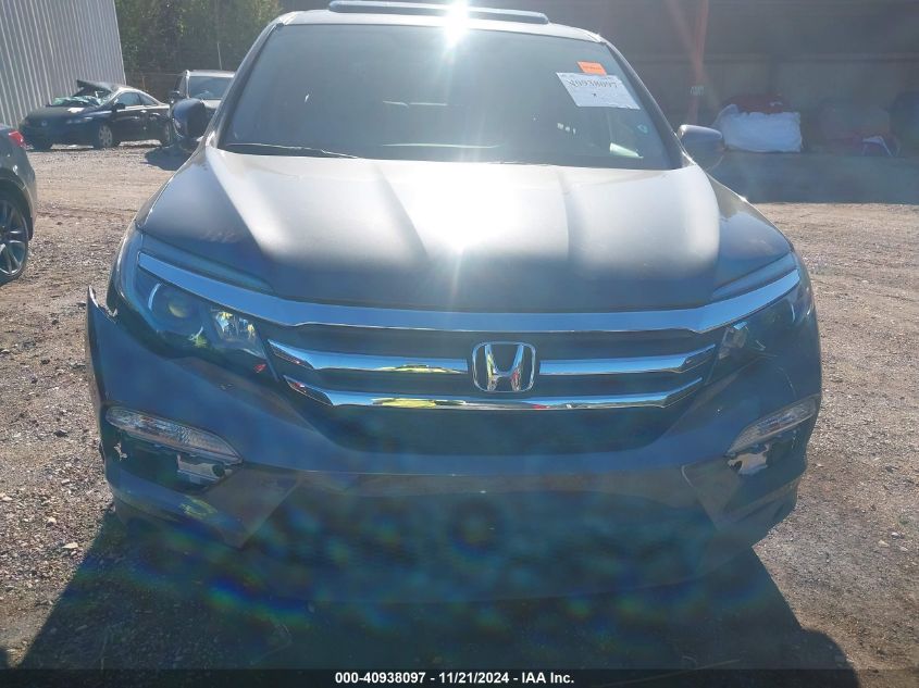 2017 Honda Pilot Ex-L VIN: 5FNYF5H76HB038135 Lot: 40938097