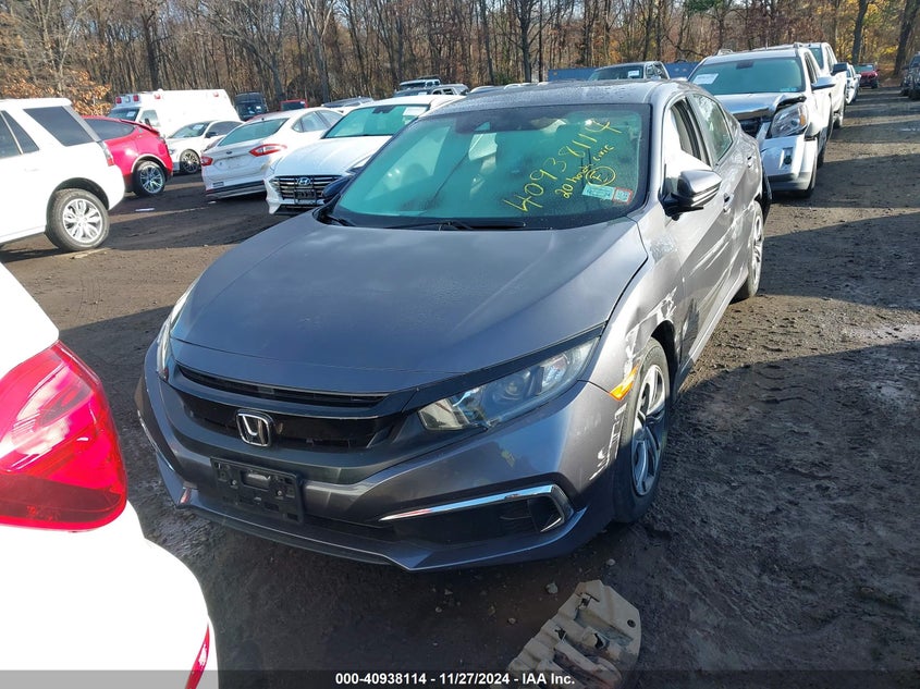 2020 HONDA CIVIC LX - 2HGFC2F62LH525314