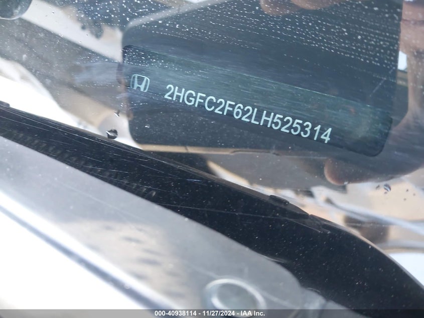 2020 HONDA CIVIC LX - 2HGFC2F62LH525314