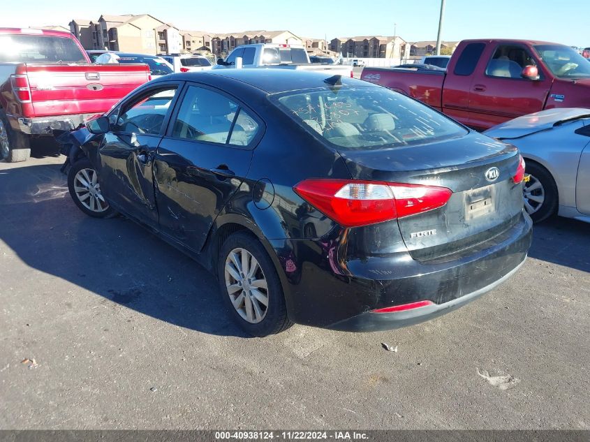 VIN KNAFX4A65E5220807 2014 KIA Forte, LX no.3