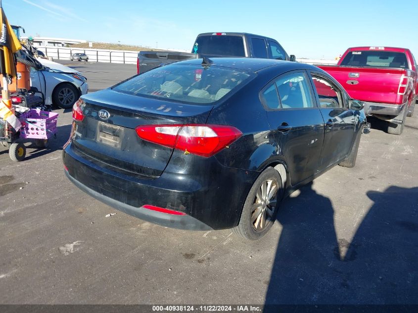 VIN KNAFX4A65E5220807 2014 KIA Forte, LX no.4