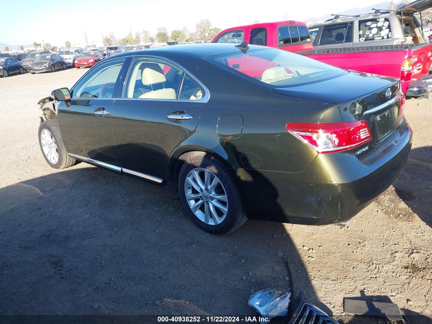 Vin: jthbk1eg4a2383816, lot: 41428026, lexus es 350 20103