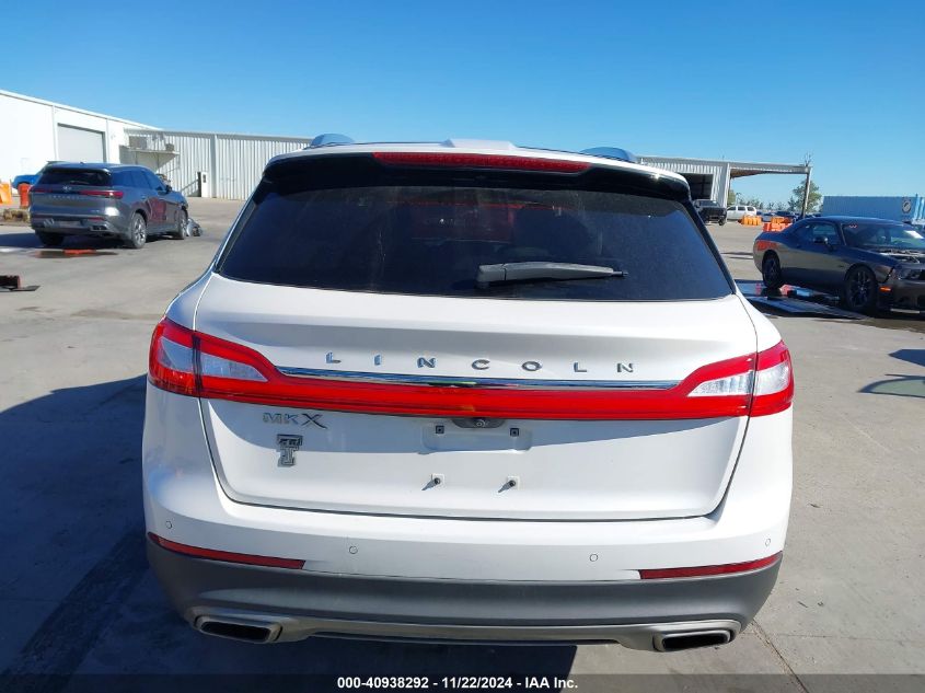 2017 Lincoln Mkx Reserve VIN: 2LMPJ6LR9HBL51332 Lot: 40938292