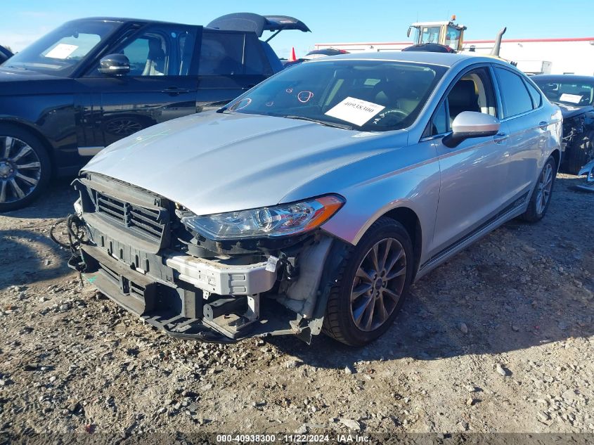 2017 Ford Fusion Se VIN: 3FA6P0HD7HR302366 Lot: 40938300