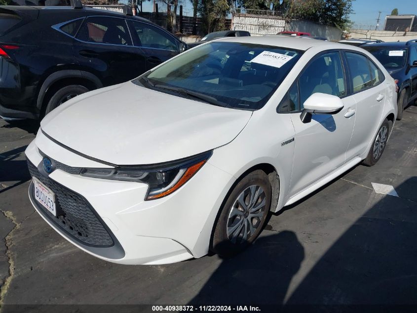 2021 TOYOTA COROLLA HYBRID LE - JTDEAMDE6MJ000827