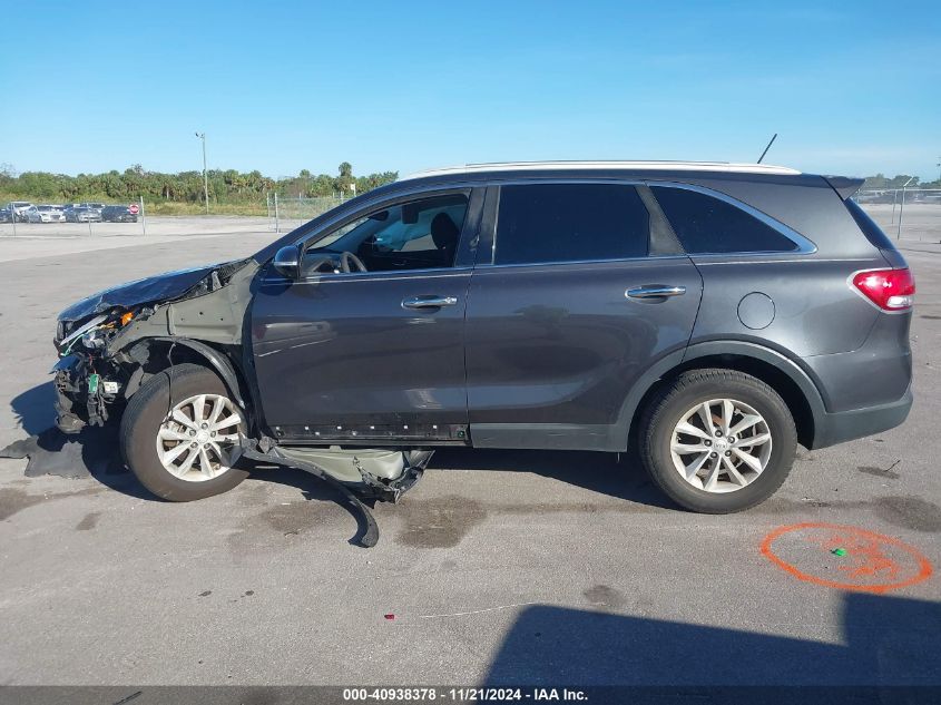 2017 Kia Sorento 2.4L Lx VIN: 5XYPG4A3XHG245632 Lot: 40938378