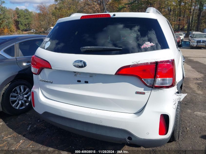 2015 Kia Sorento Lx V6 VIN: 5XYKT4A72FG553349 Lot: 40938515