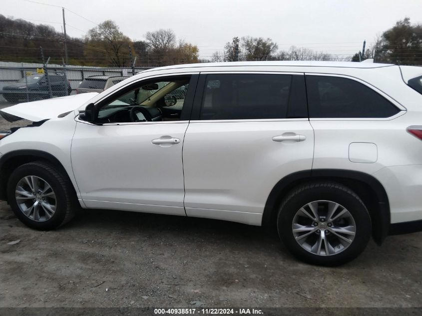 2015 Toyota Highlander Xle V6 VIN: 5TDJKRFH0FS084519 Lot: 40938517