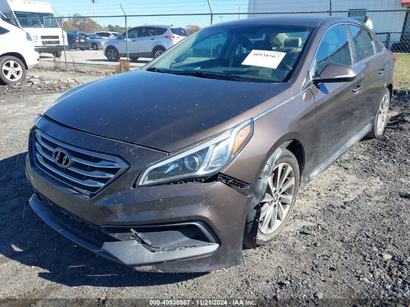 2016 Hyundai Sonata Sport VIN: 5NPE34AF5GH333718 Lot: 40938567