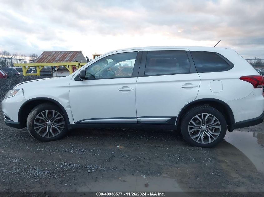 2016 Mitsubishi Outlander Es VIN: JA4AZ3A37GZ049586 Lot: 40938577