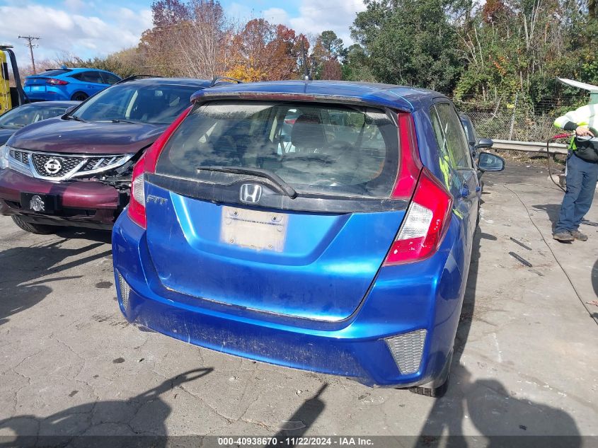 2016 Honda Fit Lx VIN: JHMGK5H58GX008305 Lot: 40938670