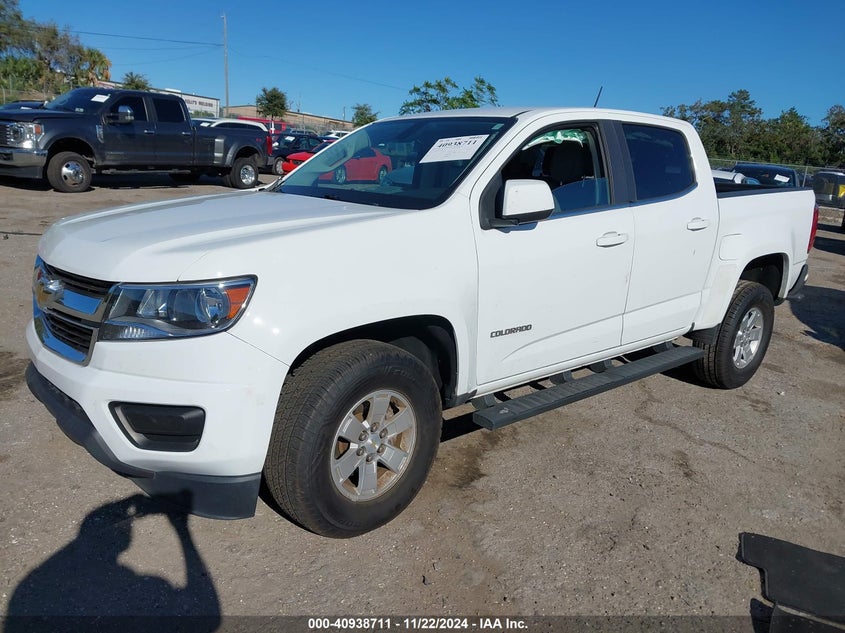 VIN 1GCGSBEN9J1122599 2018 CHEVROLET COLORADO WT