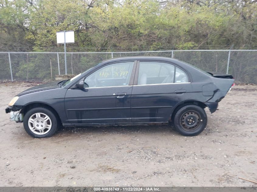 2002 Honda Civic Lx VIN: 1HGES16502L008871 Lot: 40938749