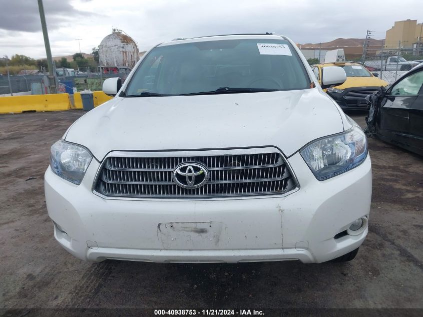 2010 Toyota Highlander Hybrid Limited V6 VIN: JTEJW3EH2A2039032 Lot: 40938753