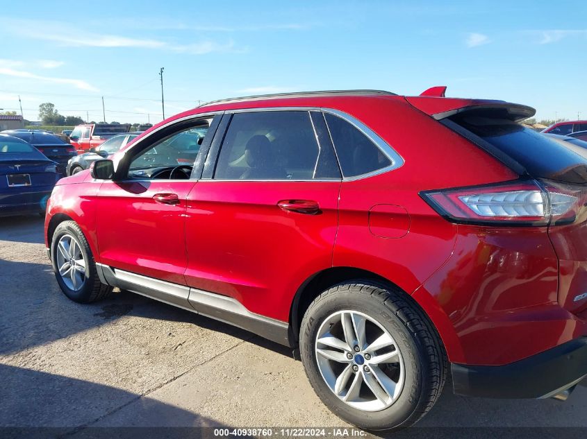 2017 Ford Edge Sel VIN: 2FMPK3J98HBB73732 Lot: 40938760