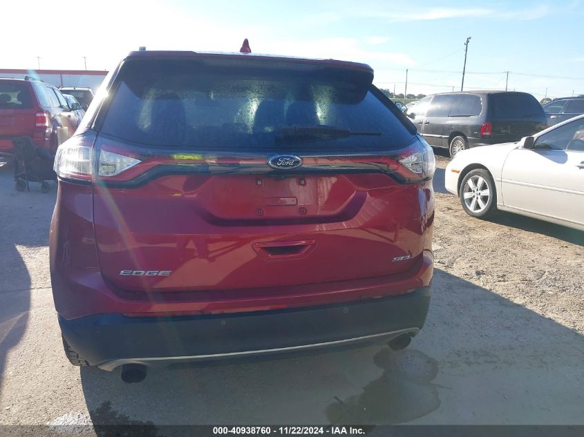 2017 Ford Edge Sel VIN: 2FMPK3J98HBB73732 Lot: 40938760