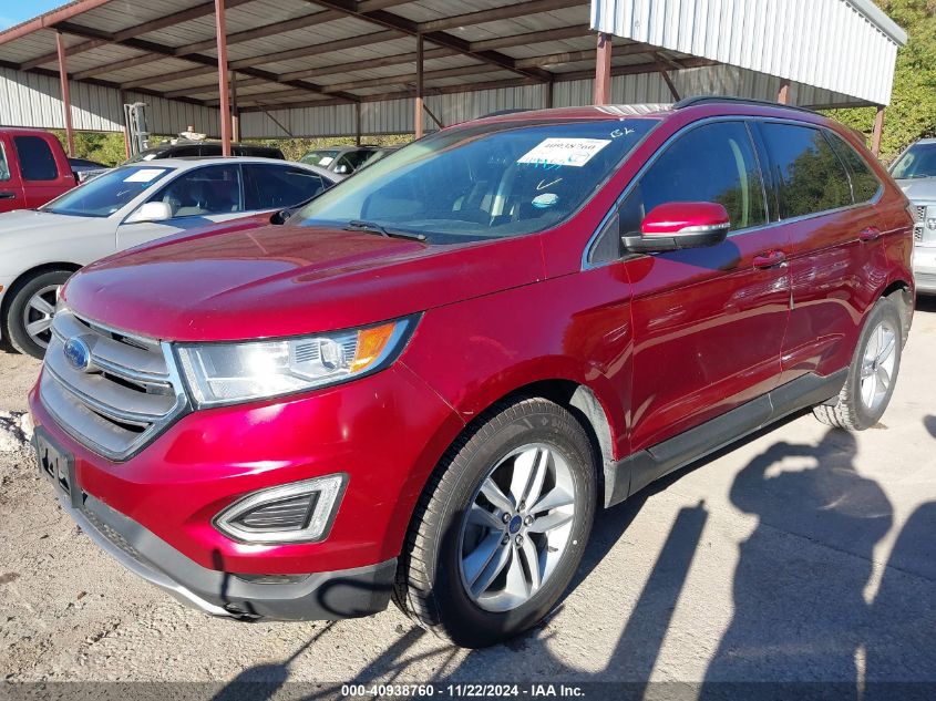 2017 Ford Edge Sel VIN: 2FMPK3J98HBB73732 Lot: 40938760