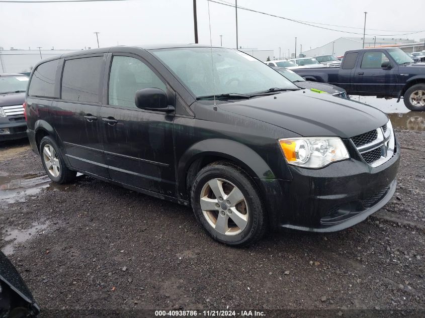 2013 Dodge Grand Caravan Se VIN: 2C4RDGBG5DR601558 Lot: 40938786