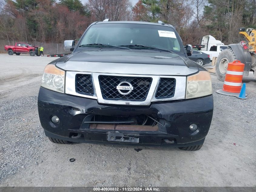 2011 Nissan Armada Platinum VIN: 5N1AA0NCXBN602555 Lot: 40938832