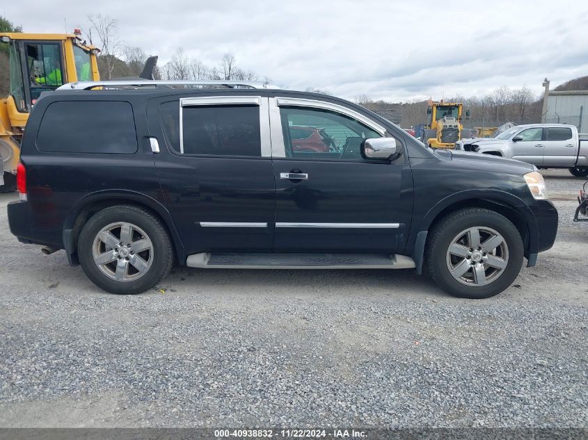 2011 Nissan Armada Platinum VIN: 5N1AA0NCXBN602555 Lot: 40938832